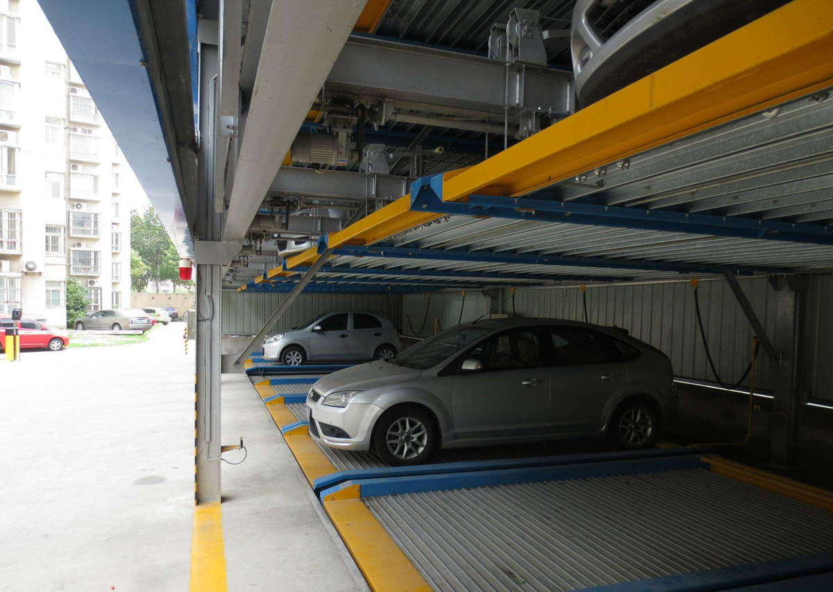 景东家用立体停车库的运用效益